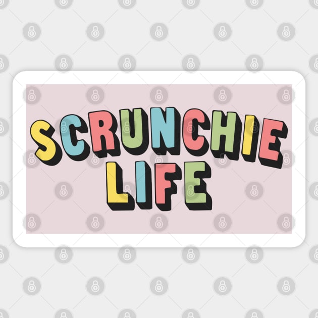 Scrunchie Life / VSCO Girl Outfit Design Sticker by DankFutura